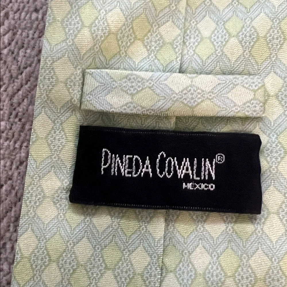 Pineda Covalin Pastel Green Patterned Tie